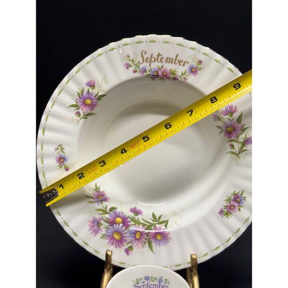 Royal Albert Bone China September Bowl & Duchess September Teacup – Daisies - Picture 11 of 15